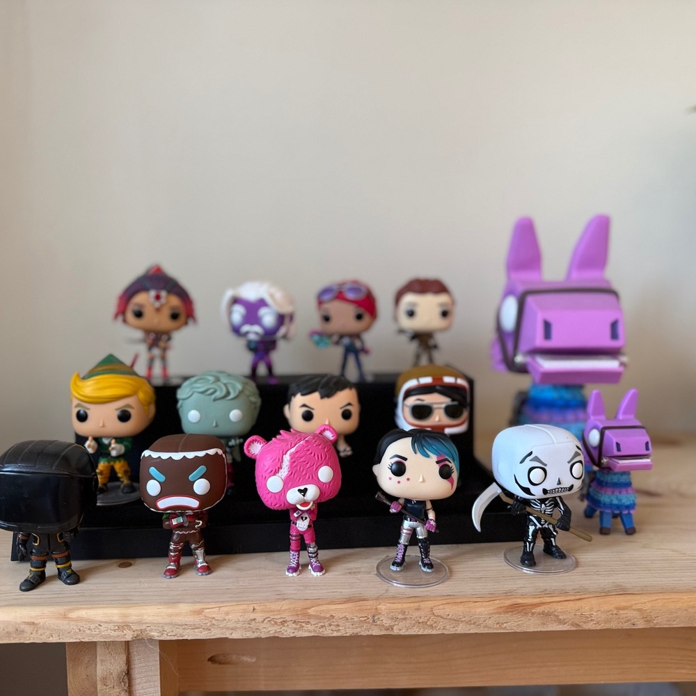 Fortnite Funko Pop Lot 15 Figures Loot Llama Cuddle Team Skull Trooper OOB